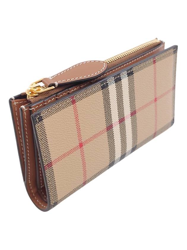 Check Bifold Wallet Beige - BURBERRY - BALAAN 4