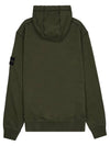 Signature Logo Patch Hoodie Olive - STONE ISLAND - BALAAN 3