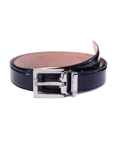 Leather Belt Black - DOLCE&GABBANA - BALAAN 1