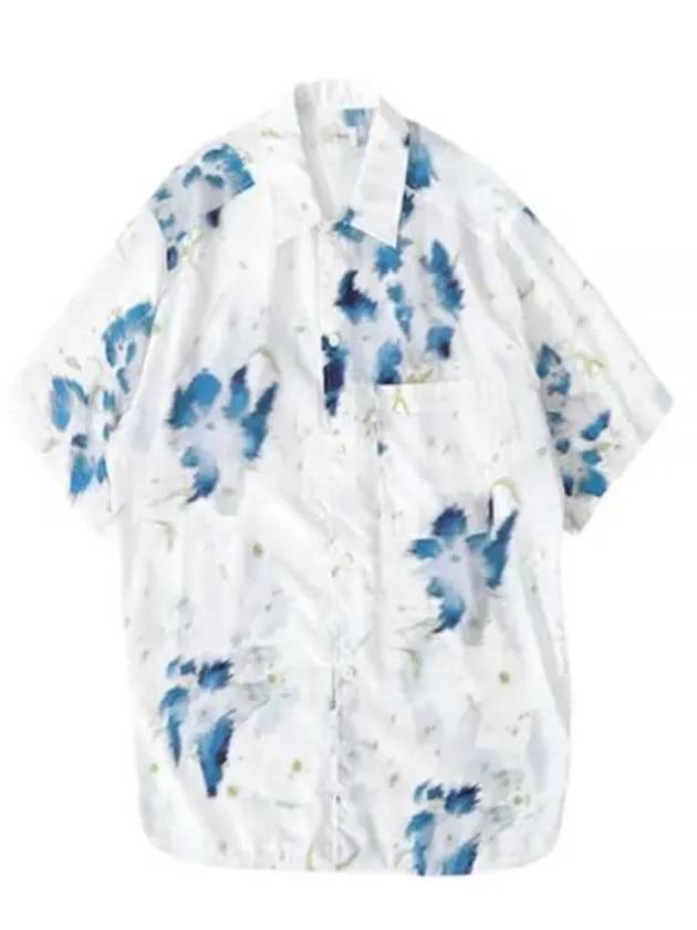 Floral Print Short Sleeve Shirt White - LEMAIRE - BALAAN 2