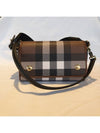 Canvas Check Shoulder Bag Brown - BURBERRY - BALAAN 2