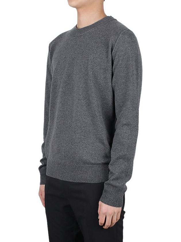 Crew Neck Cashmere Knit Top Grey - MAISON MARGIELA - BALAAN 4