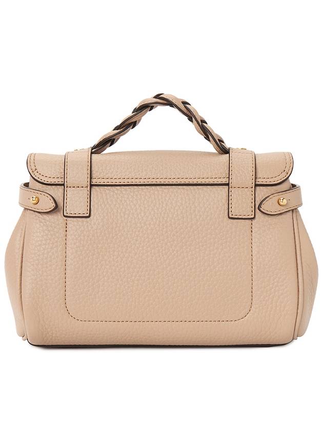 Alexa Heavy Grain Mini Tote Bag Beige - MULBERRY - BALAAN 5