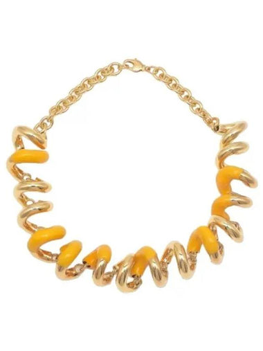 Fusillo twist necklace yellow gold accessories - SUNNEI - BALAAN 1