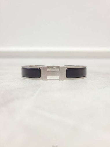 Used luxury goods Lewis It Palladium Noir Matte T5 Click Ache Bracelet - HERMES - BALAAN 1