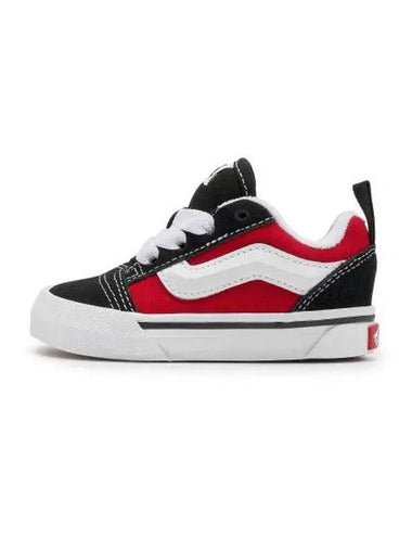 KIDS New School Elastic Lace Toddler Black Racing Red VN000D0KBRR1 - VANS - BALAAN 1