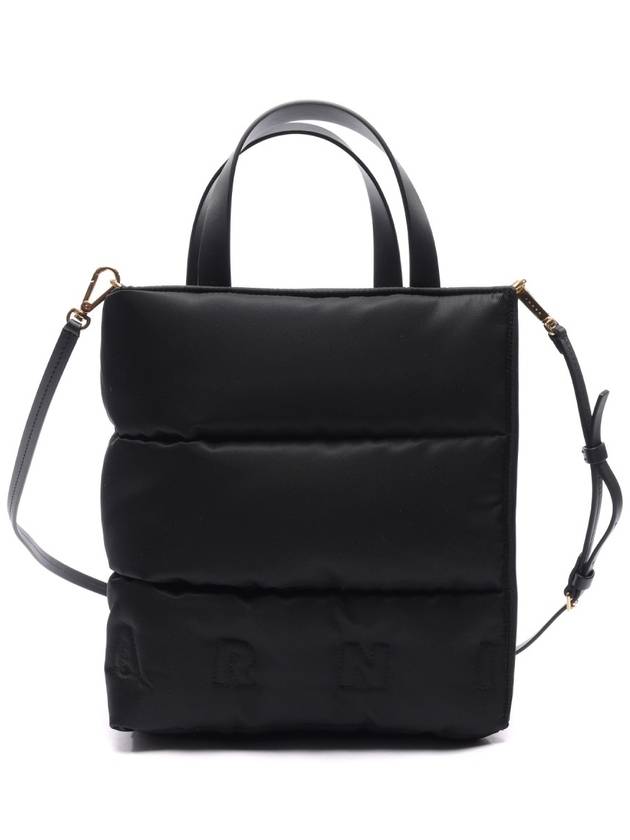 Museo Soft Tote Bag Black - MARNI - BALAAN 3