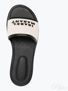 Women's VIKEE Logo Cotton Slippers Ecru Black - ISABEL MARANT - BALAAN 2