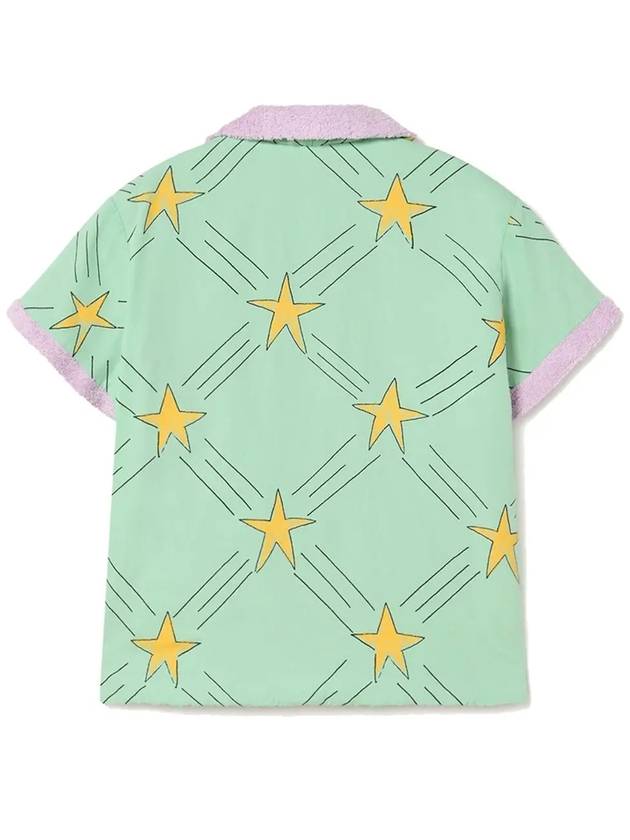 Kids Blue Star Printing Whale Jacket S22115 257AV - THE ANIMALS OBSERVATORY - BALAAN 3