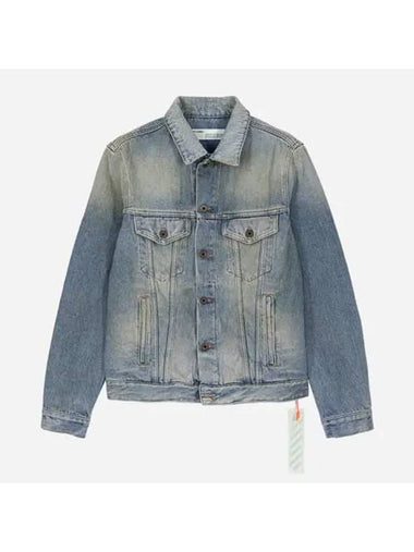 Denim Jacket Men s Luxury Cover OMYE005S20386003 - OFF WHITE - BALAAN 1