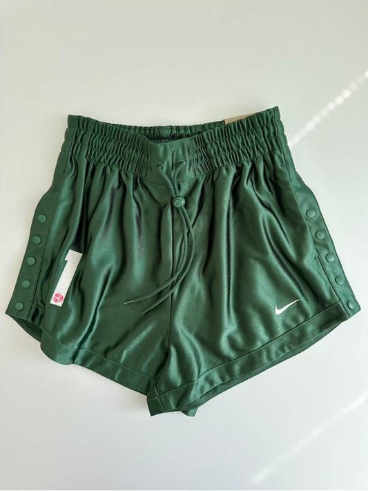 Satin Shorts FQ0699 323 Green WOMENS XS Asian Fit - NIKE - BALAAN 1