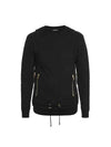 Double Zipper Biker Sweatshirt Black - BALMAIN - BALAAN 1