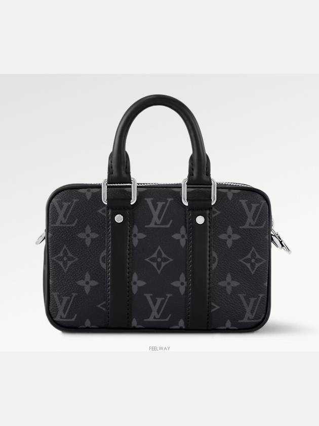 Men's Nano Porte Documents Voyage Brief Case Black - LOUIS VUITTON - BALAAN 3