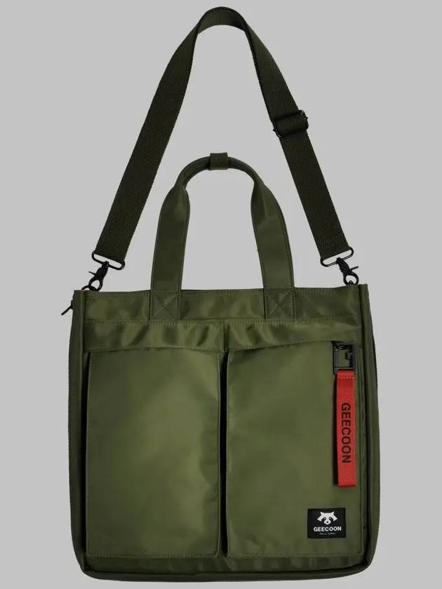 2 Way Tote Bag Khaki - GEECOON - BALAAN 3