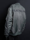 BBD Ripped Custom Sprayed logo MA 1 Bomber Jacket Khaki - BLACKBLOND - BALAAN 2