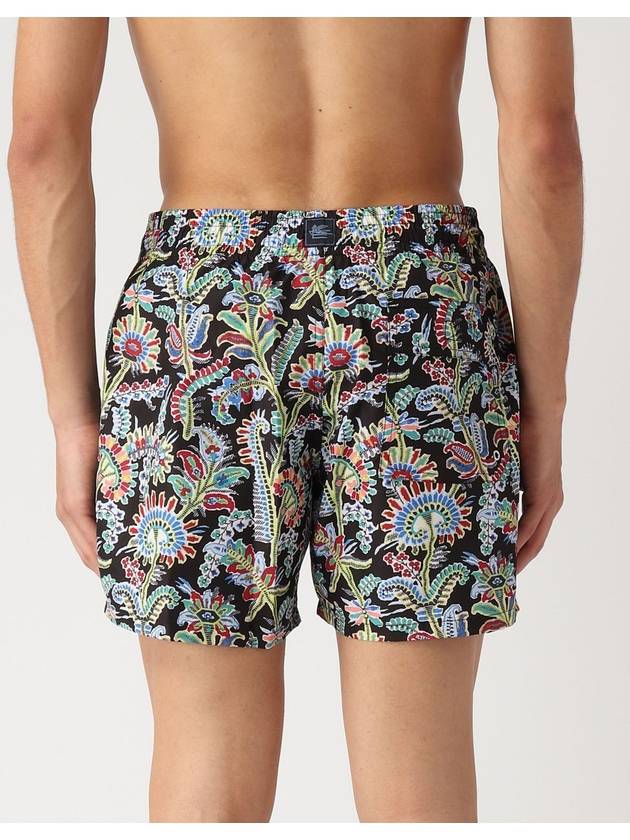 Paisley Print Logo Swim Shorts - ETRO - BALAAN 4