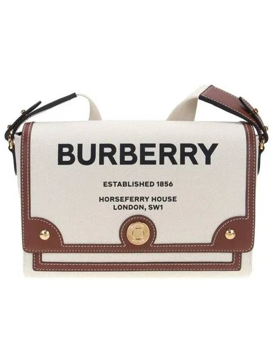 Horseferry Canvas Note Cross Bag Beige - BURBERRY - BALAAN 2