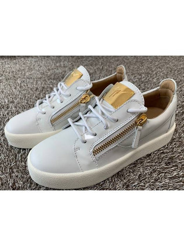 May London Gold White Women s Sneakers 38 250 - GIUSEPPE ZANOTTI - BALAAN 1