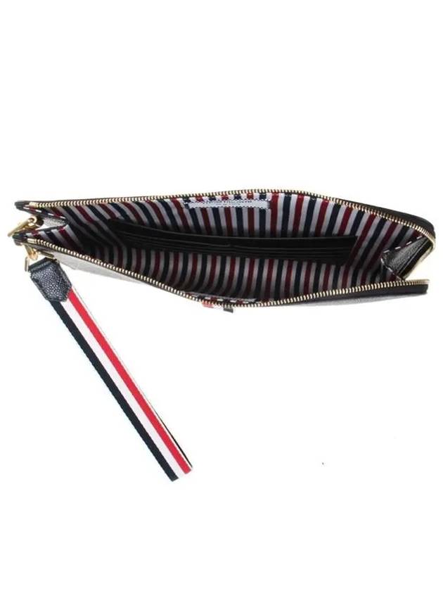 RWB Strap Medium Folio Clutch Black - THOM BROWNE - BALAAN 7