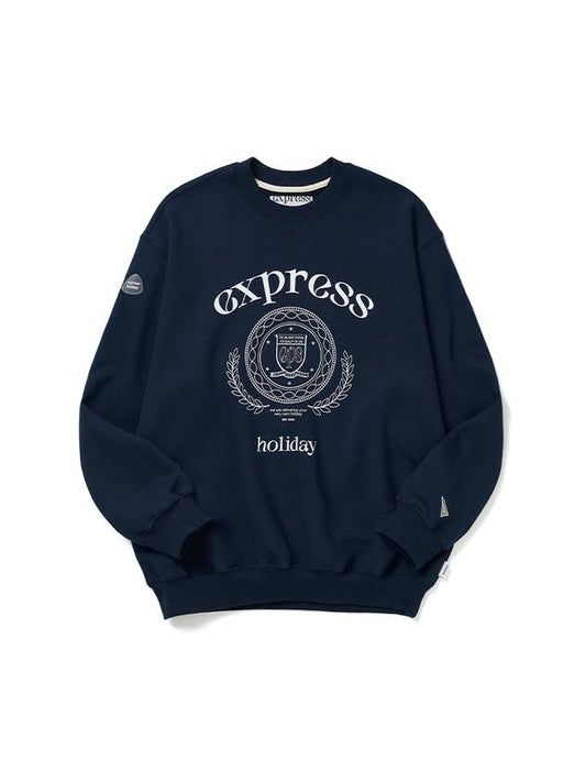 Logo Sweatshirt Navy - EXPRESSHOLIDAY - BALAAN 2