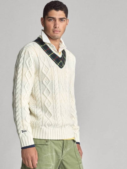 Plaid trim PLAID TRIM cricket sweater 100 - POLO RALPH LAUREN - BALAAN 2