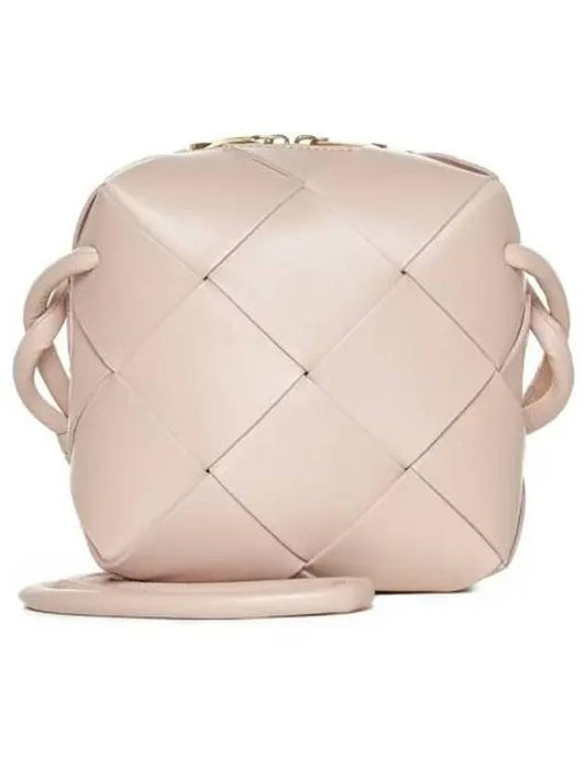 Cassette Intrecciato Mini Shoulder Bag Blush Pink - BOTTEGA VENETA - BALAAN 2