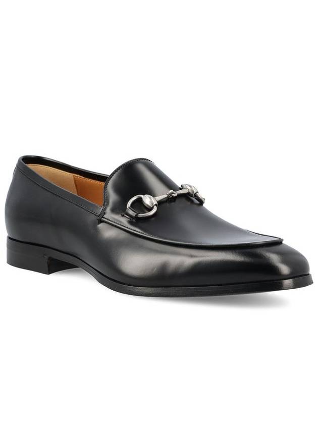 Men's Horsebit Leather Loafer Black - GUCCI - BALAAN 3