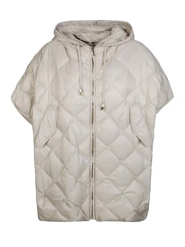 Treman Zip-Up Padded Cape Ivory - MAX MARA - BALAAN 2