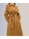 Bcollag Style Wool Single Coat Camel - MAX MARA - BALAAN 11