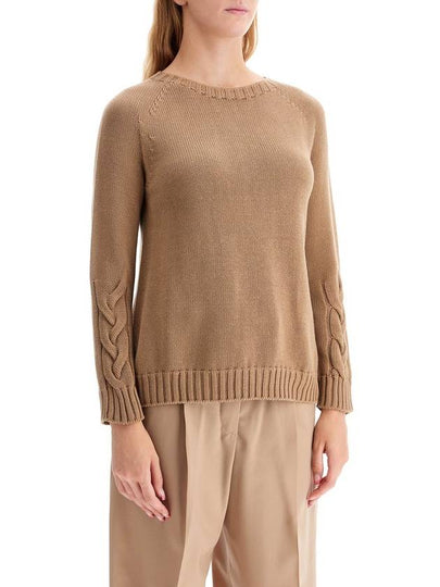 cotton cable knit sweater in 10 words - S MAX MARA - BALAAN 2