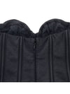 Women's Bustier Evening Top Black - BALENCIAGA - BALAAN.