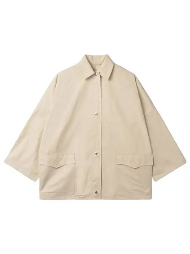 Overshirt Jacket Beige Jumper - TOTEME - BALAAN 1