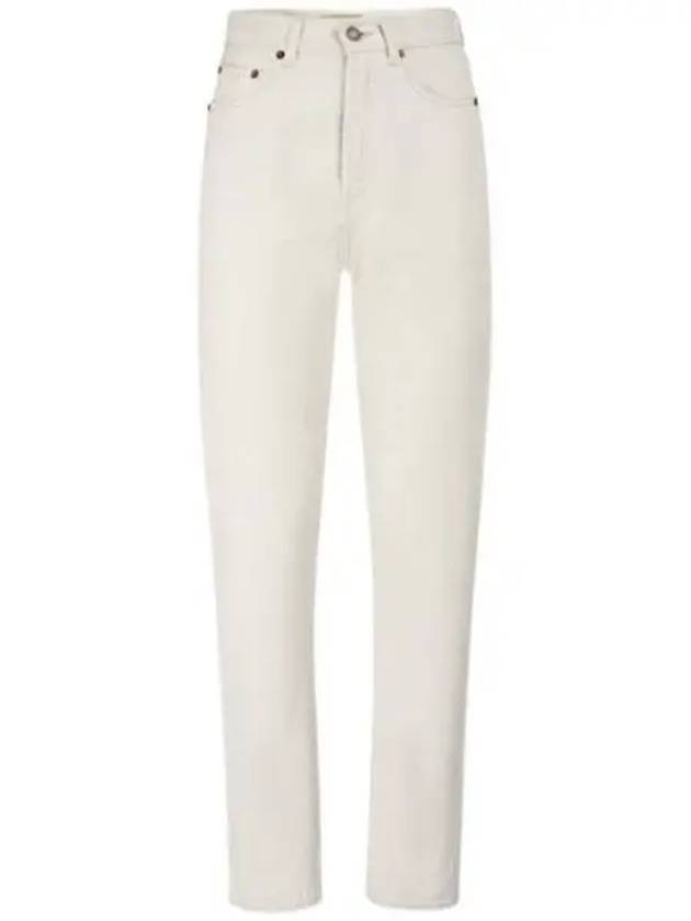 Slim Fit Denim Jeans Chalk White - SAINT LAURENT - BALAAN 2