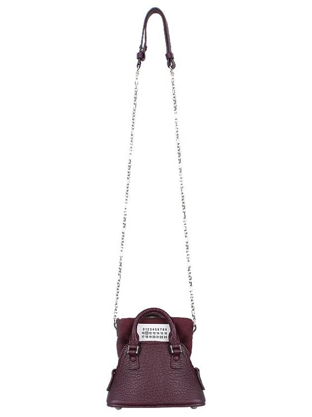 5AC Classic Baby Shoulder Bag Bordeaux - MAISON MARGIELA - BALAAN 5