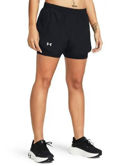 Fly by 2 in 1 shorts women s black 1382440 001 - UNDER ARMOUR - BALAAN 2