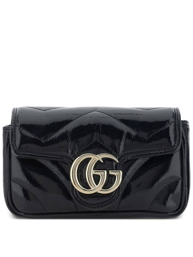 GG Marmont Super Mini Cross Bag Black - GUCCI - BALAAN 2