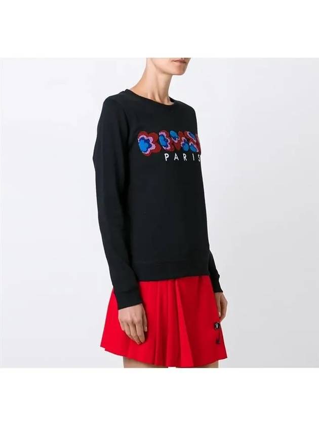 Women's Popcorn Sweatshirt Black F661SW830951 99 - KENZO - BALAAN 4