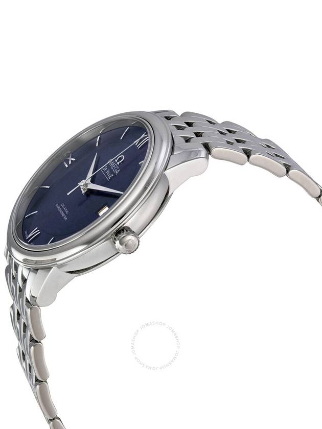 Men's Deville Prestige Automatic Watch Blue Metal - OMEGA - BALAAN 3