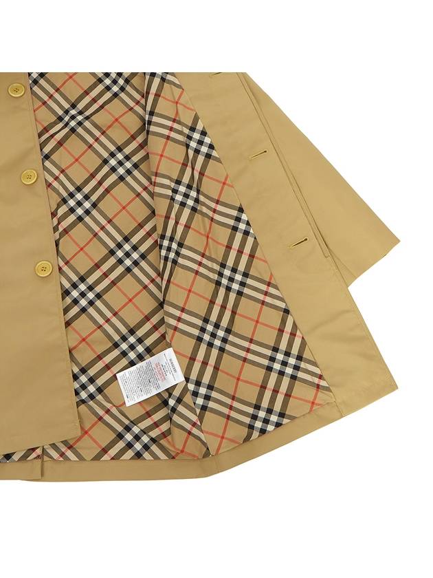 Kids Hooded Trench Coat Beige - BURBERRY - BALAAN 10