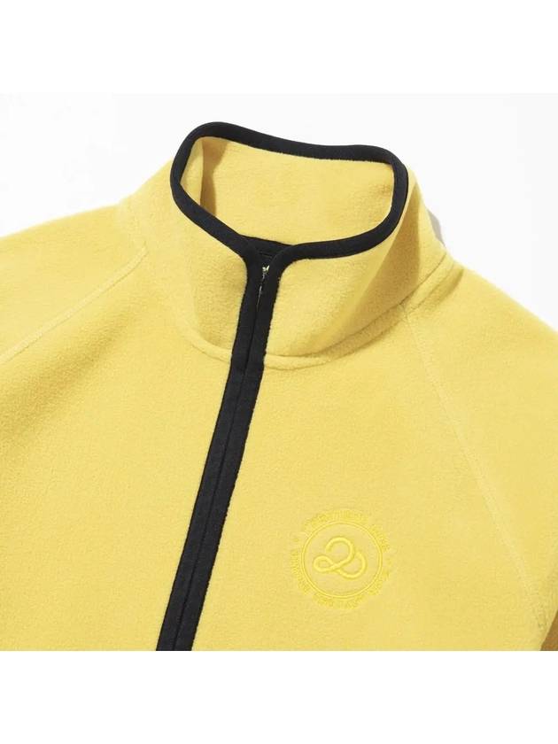 Women s Logoja 41 Sleeveless Half Zip Up Fleece Anorak YELLOW - 20THHOLE - BALAAN 3