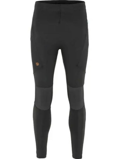 Men's Abisko Trekking Tights Pro Black Iron Grey - FJALL RAVEN - BALAAN 2