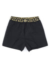 Greca Border Swim Shorts Black - VERSACE - BALAAN 2