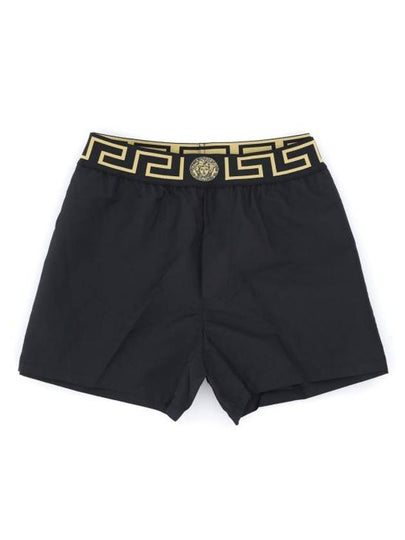 Greca Border Swim Shorts Black - VERSACE - BALAAN 2