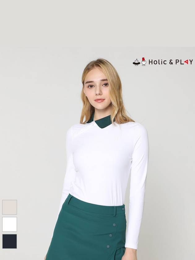 Women s performance modified collar t shirt HD3WTS002 - HOLIC&PLAY - BALAAN 2