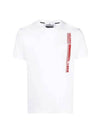 Wappen Embroidered Logo Pocket Short Sleeve T-Shirt White - STONE ISLAND - BALAAN 1