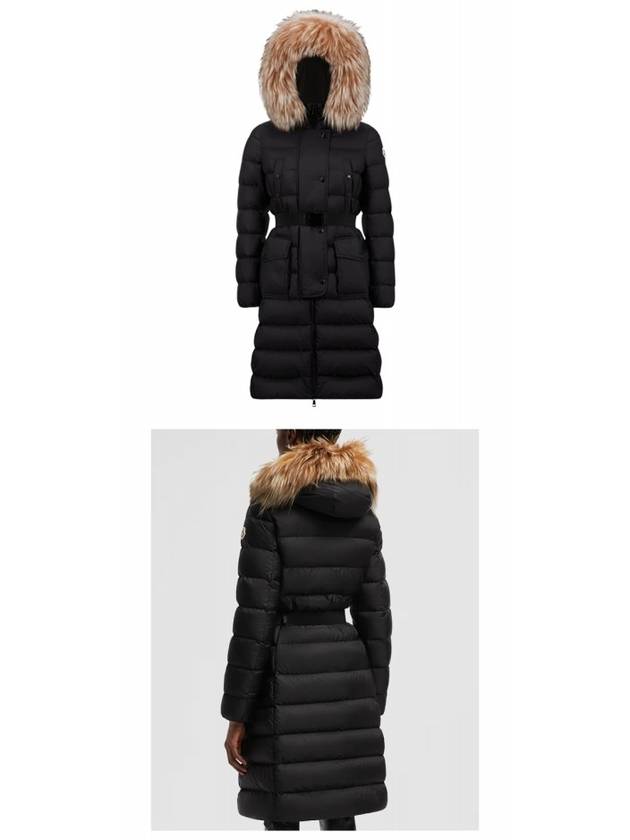 KHLOE Long Down Jacket Black Women s Padding 1C00023 5968E 99M TSSW - MONCLER - BALAAN 4