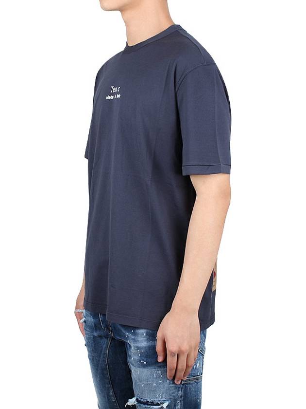 Logo cotton short sleeve t shirt 22CTCUH02098 A06021 888 - TEN C - BALAAN 3