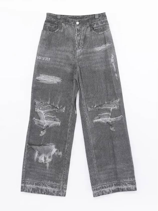 W241PT28997G wide denim pants - WOOYOUNGMI - BALAAN 2