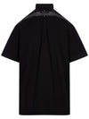 Branded Wing Poplin Short Sleeve Shirt Black - GIVENCHY - BALAAN 3