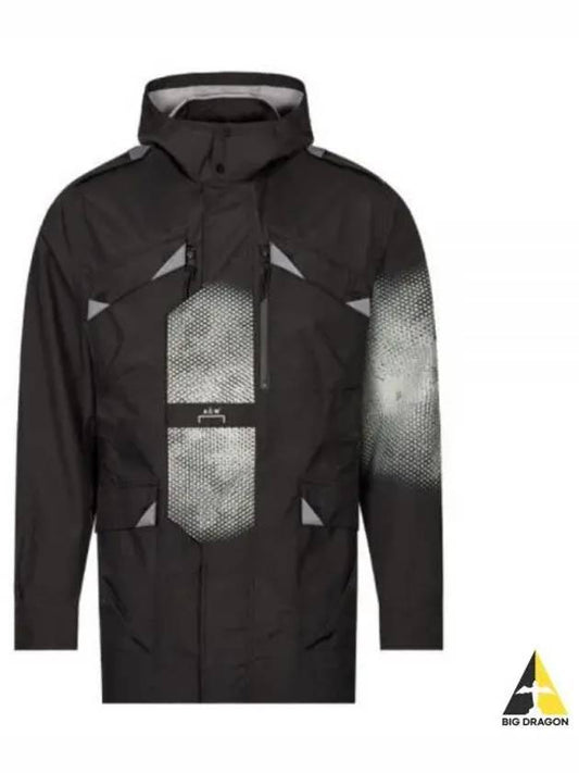 A COLD WALL GRAPHIC M 65 MODEL 6 ACWMO105 BLACK M65 jacket - A-COLD-WALL - BALAAN 1